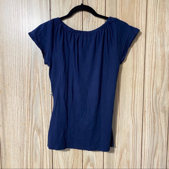 ⭐️RW&CO. Dark Blue Blouse in Small - Picture 7 of 8